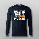Hustle For That Muscles Gym Motivational T-shirt For Men