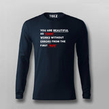 You Are Beautiful As Code Works Without Errors From The First Run T-shirt For Men