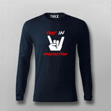 Programmer Testing In Production T-Shirt For Men
