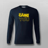 May The Gains Be With You: Fitness Fanatic Tee