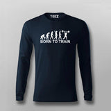 Born to Train gym Evolution Tshirt for men