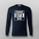 Straight Outta Data T-Shirt For Men