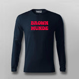 Brown Munde Album Song T-Shirt For Men
