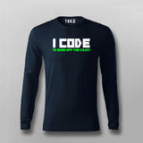 Coding Away the Crazy Men's T-Shirt - Therapeutic Programming