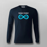You Build It, You Run It Devops  Full Sleeve T-Shirt For Men India