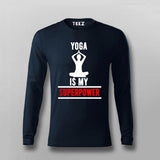 Yoga Is My SuperPower – Inspirational Men's Tee
