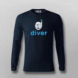 Scuba Diver T-shirt For Men