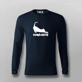 Namaste Cat Funny Yoga T-Shirt for Men
