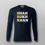 Shahrukh khan Full Sleeve  T-Shirt For Men