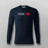 HSBC Logo Full Sleeve  T-Shirt For Men India