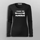 I Found This Humerus Orthopedic Full Sleeve T-Shirt For Women Online India