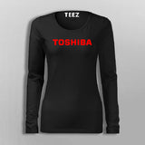 Toshiba Logo Full Sleeve T-Shirt For Women Online India