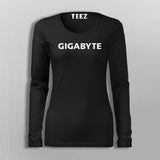Gigabyte Full Sleeve T-Shirt For Women Online India 