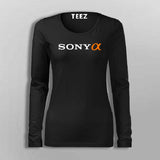 Sony Alpha Apparel Essential Full Sleeve  T-Shirt For Women Online India