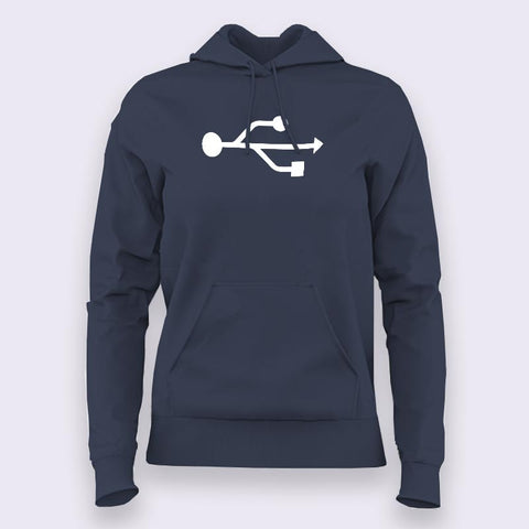 USB Icon Hoodies For Women Online India