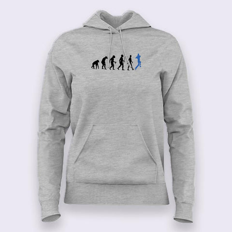Cric-evolution Bowling Hoodies For Women