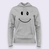 Smiley Face Hoodies For Women India