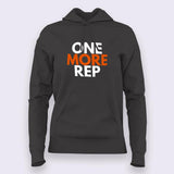 One More Rep Gym - Motivational Hoodies For Women Online India