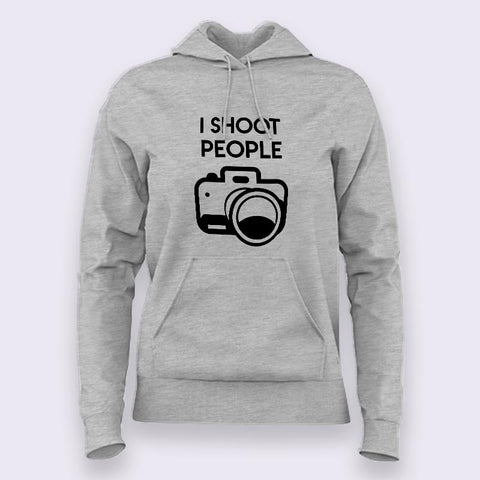 I Shoot People Funny Hoodies For Women Online India