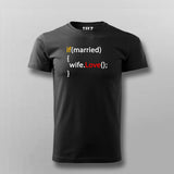 Programmer's Love Men's Tee - Coding a Happy Marriage