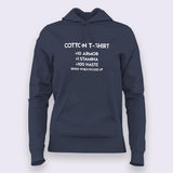 Cotton T shirt Hoodies For Women Online India
