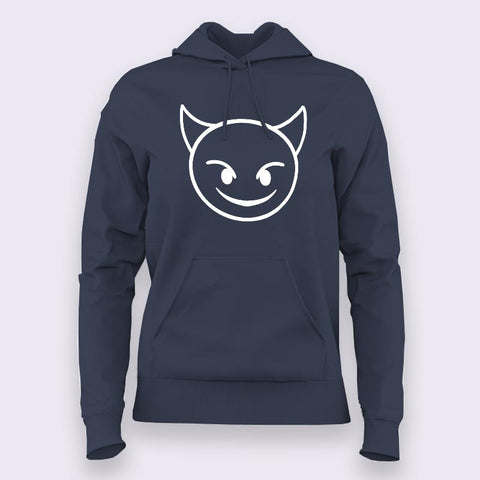 Evil Smiley Face Hoodies For Women Online India