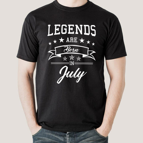 Legends are born in July Men's T-shirt