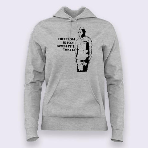 Nethaji Subash Chandra Bose Hoodies For Women Online India