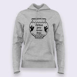 Two Lost Souls Swimming in a Fish Bowl Pink Floyd Hoodies For Women Online India