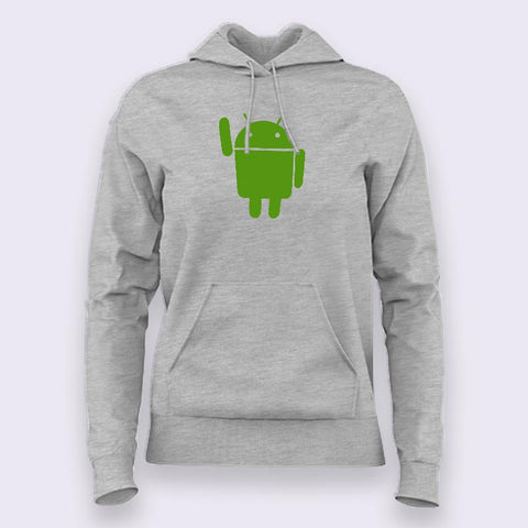 Android Mascot Hoodies For Women Online India