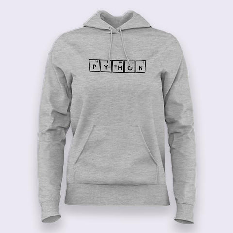 Python - Periodic Table Women's Programming Hoodies – TEEZ.in