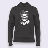 Kaala Angry Face Rajini Hoodies For Women Online India
