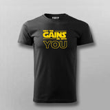 May The Gains Be With You T-Shirts For Men