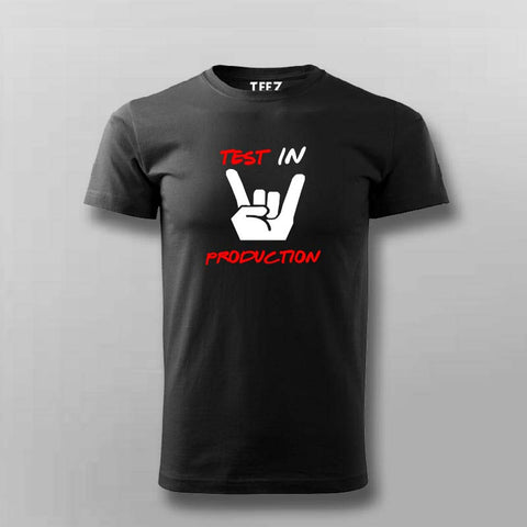 Programmer Testing In Production T-Shirt For Men India