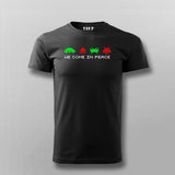 Space Invaders Tee: Peaceful Alien Design