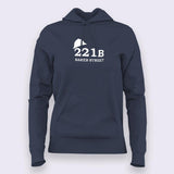 221B Baker Street - Sherlock Holmes Hoodies For Women Online India