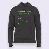 Funny Code - Order Pizza Women's Hoodies For Programmers India