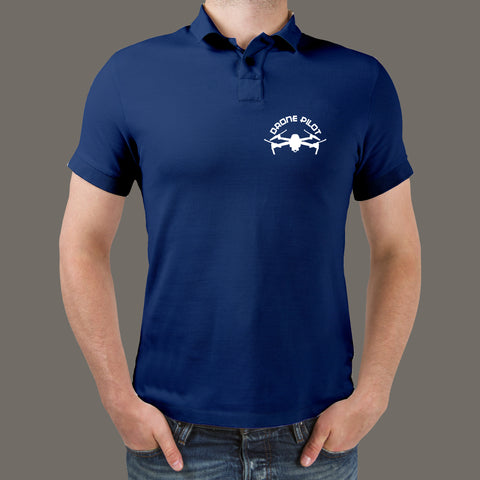 Drone pilot Polo T-Shirt For Men Online India