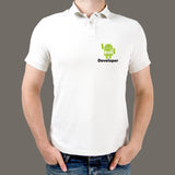 Android developer Polo T-Shirt For Men Online India