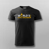 World's Best Civil Engineer  T-Shirt For Men