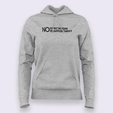Expect Nothing  Hoodies For Women Online India