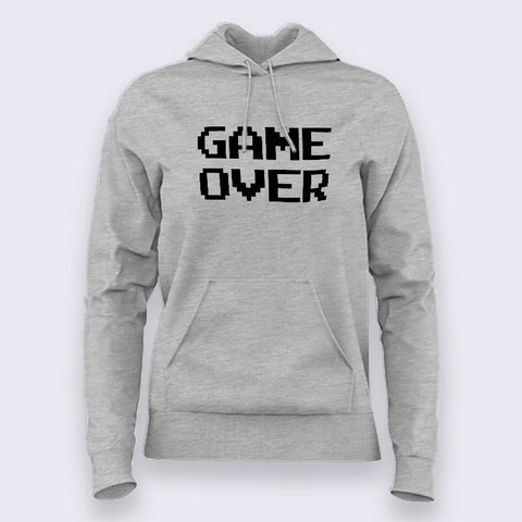Game Over classic 8-bit Hoodies For Women Online India