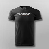 Chuck Norries Writes Code Funny Programming Joke T-shirt For Men