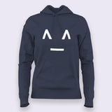 Joyful Smiley Emoticon Hoodies For Women Online India