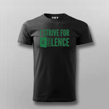 Strive For Excellence | Motivational Quote Tee