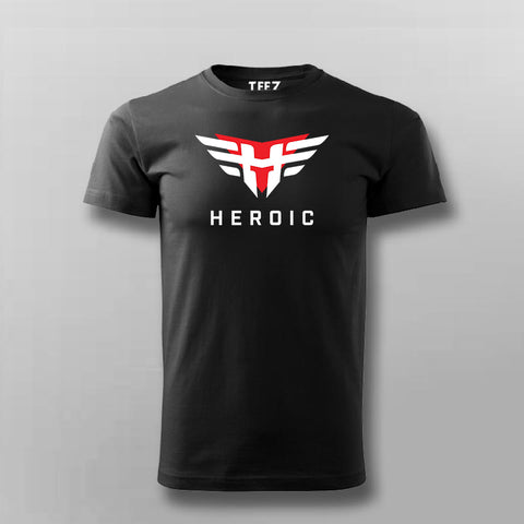 Heroic Gaming Logo T-Shirt For Men Online India