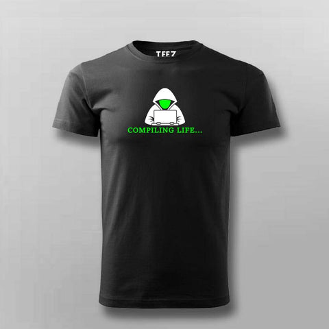 Compiling Life Programmer Men's Tee - Code Beyond Work