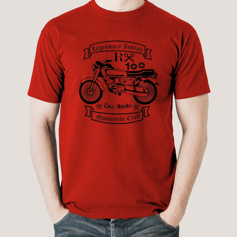 Buy Rx 100 Legendary Indian Motorcycle - Men's T-shirt At Just Rs 349 On Sale! Online India