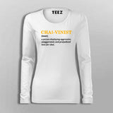 Chai Vinist Full Sleeve T-Shirt For Women India