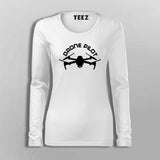 Drone pilot Full Sleeve T-Shirt For Women India